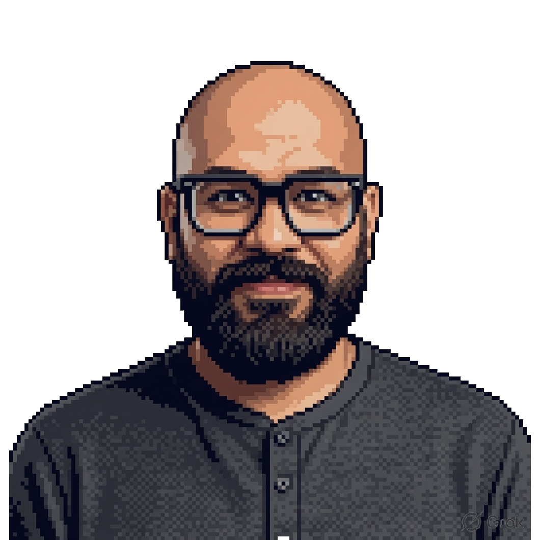 Ankit Bhardwaj pixel-art portrait